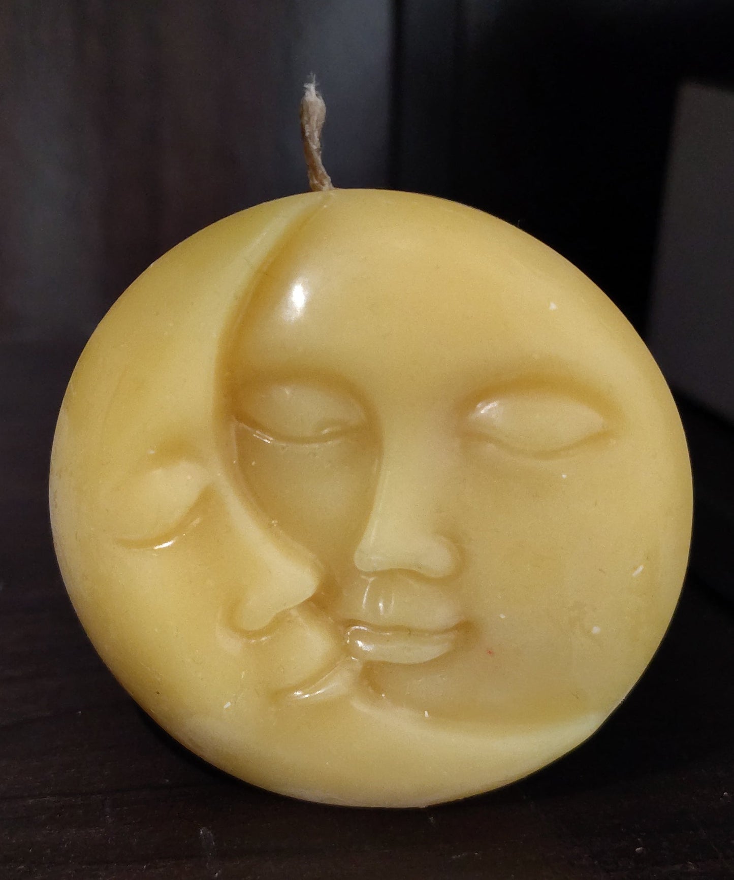 Pure beeswax candles in taper, chime, and Sun/Moon designs, hand‑poured in Sioux Falls, SD.