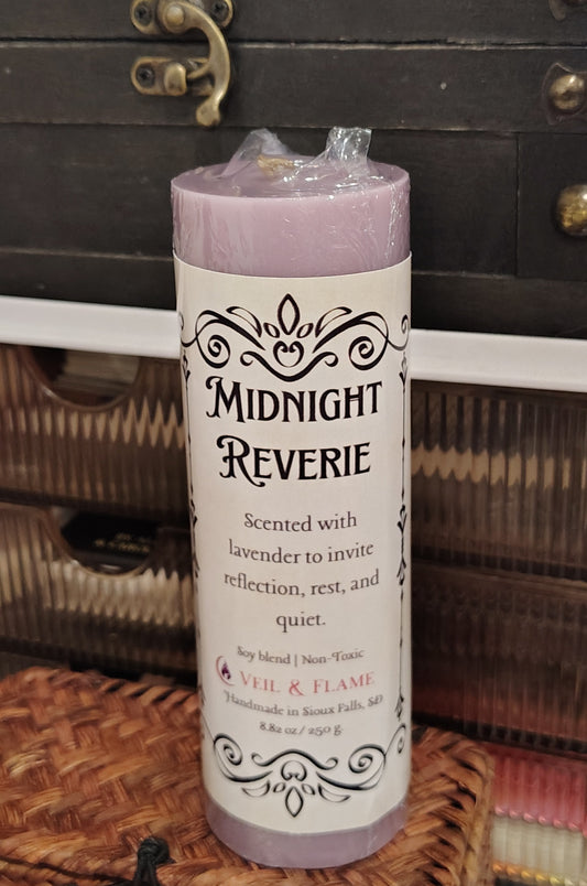 Midnight Reverie Pillar Candle