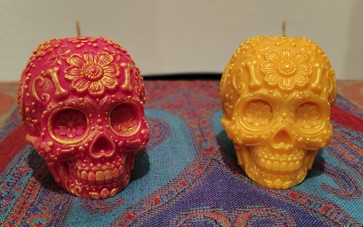 Sugar Skull Candles