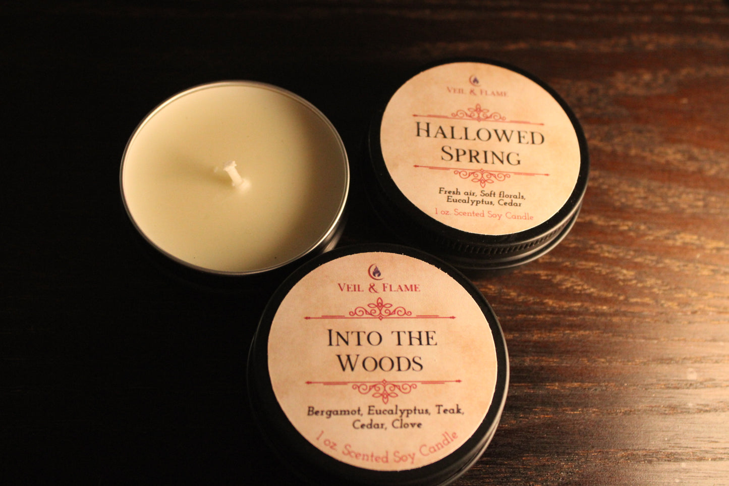 Scent Discovery Box – Six 1 oz Soy Wax Mini Candles | Custom Curated Trial Set
