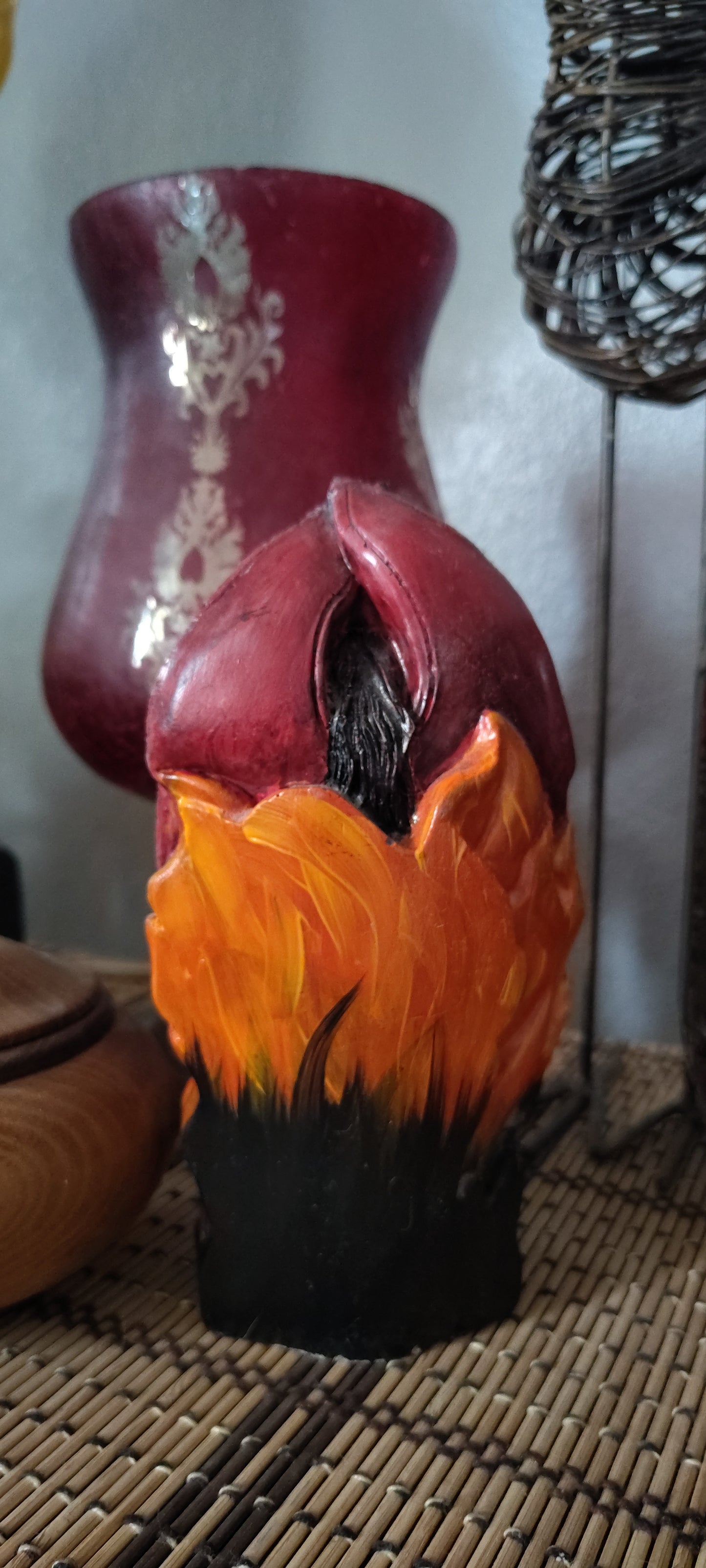 Lilith Hand painted concrete figure